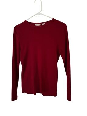 💯 Acrylic crew‎ neck long sleeve light weight sweater. Vintage.